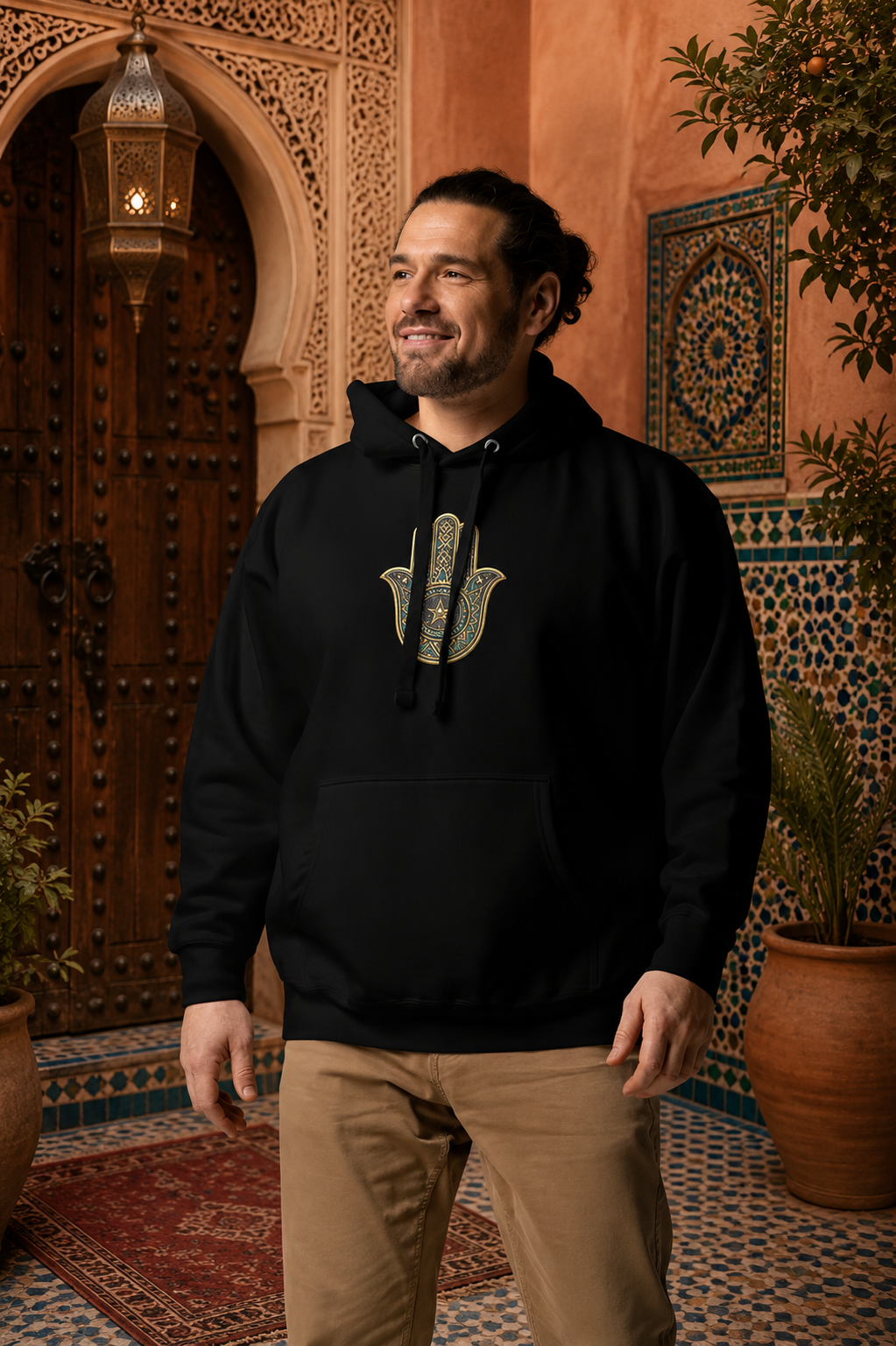 Moroccan Khmisa Heritage Hoodie