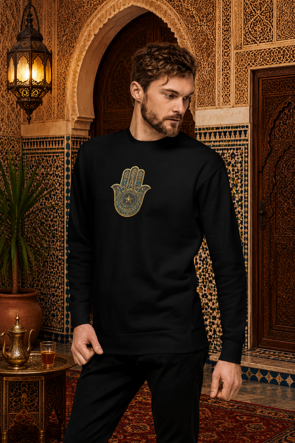 Moroccan Khmisa Premium Sweatshirt