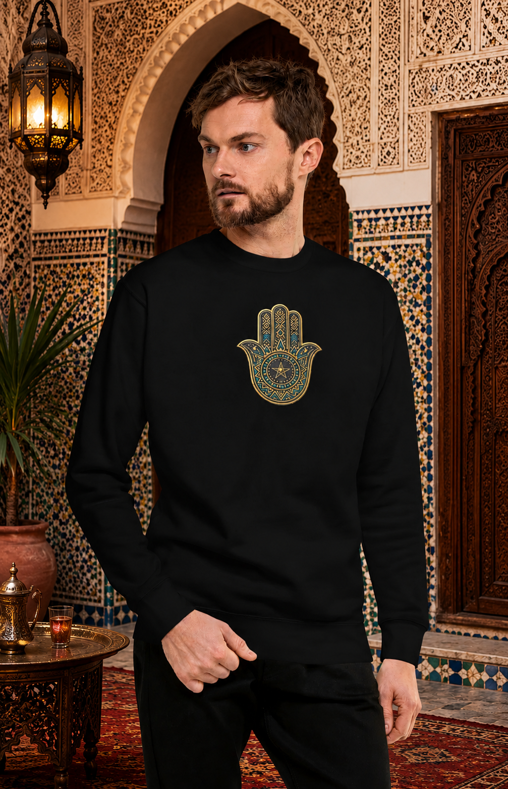 Moroccan Khmisa Premium Sweatshirt