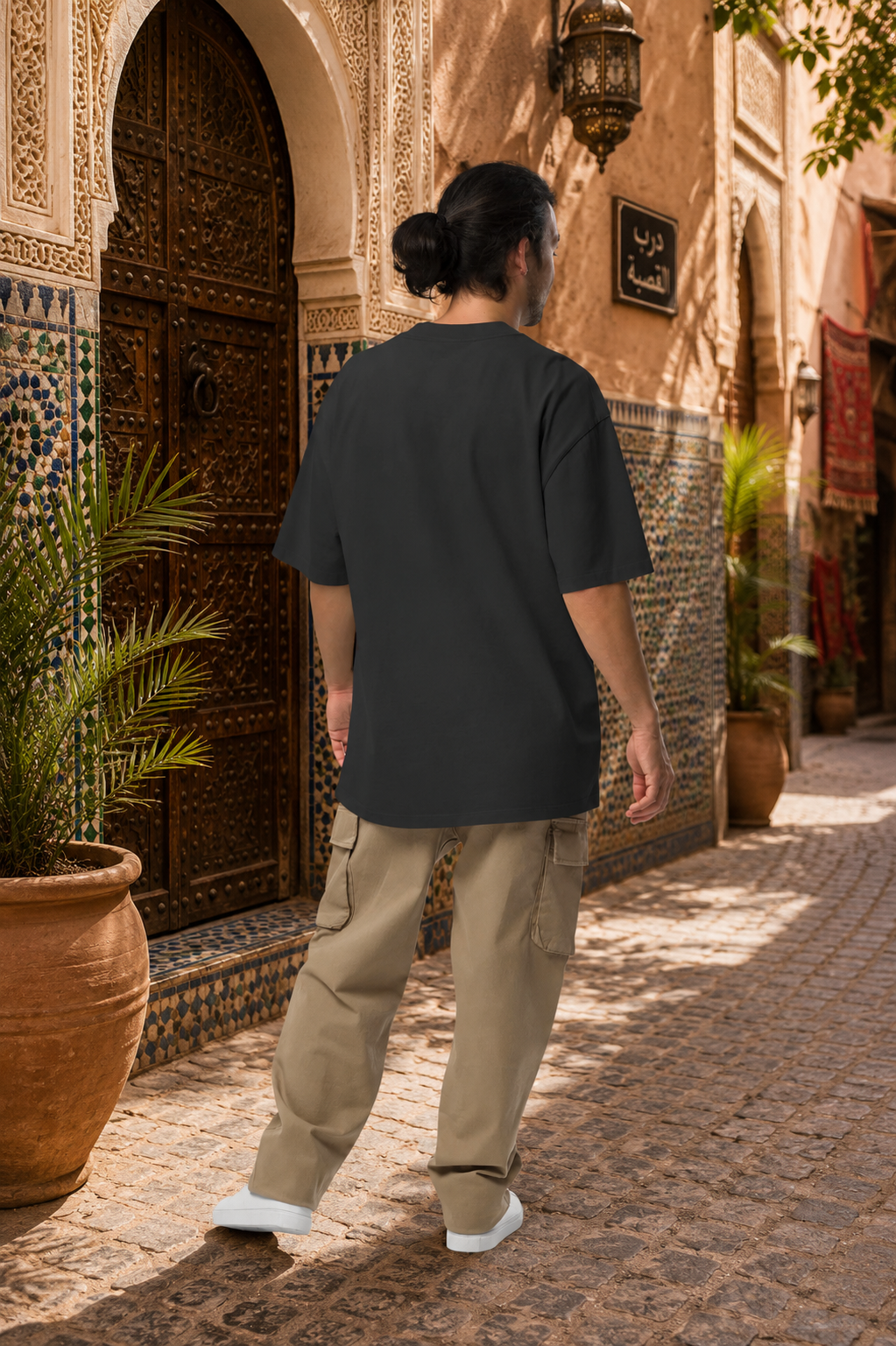 Moroccan Khmisa Oversized T-Shirt
